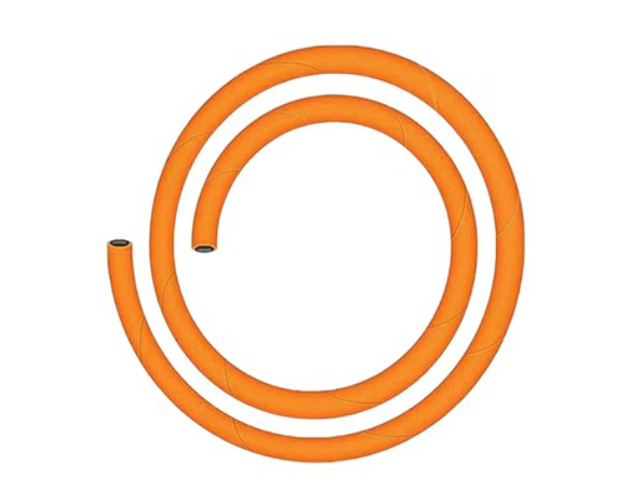 Prestige 1.5 m LPG Rubber Gas Hose Pipe with Steel Wire Reinforcement (Orange)